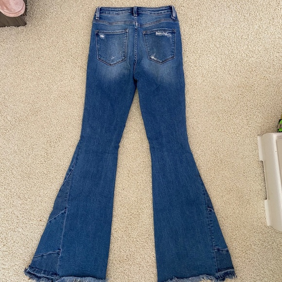 Altar'd State Flared Blue Jeans - Picture 5 of 6